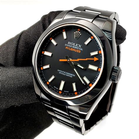 rolex milgauss thickness|rolex milgauss 40mm.